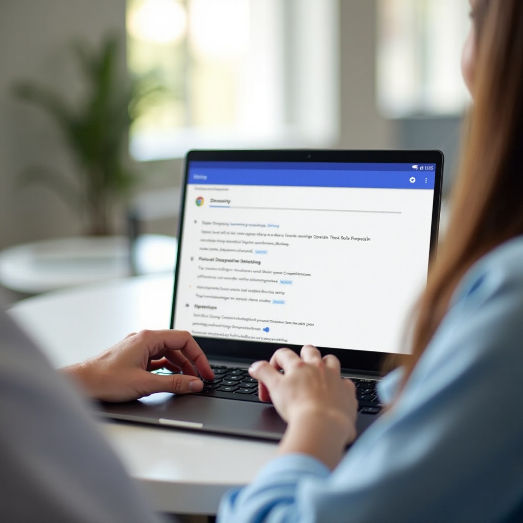 como limpar os dados de navegação em um Chromebook