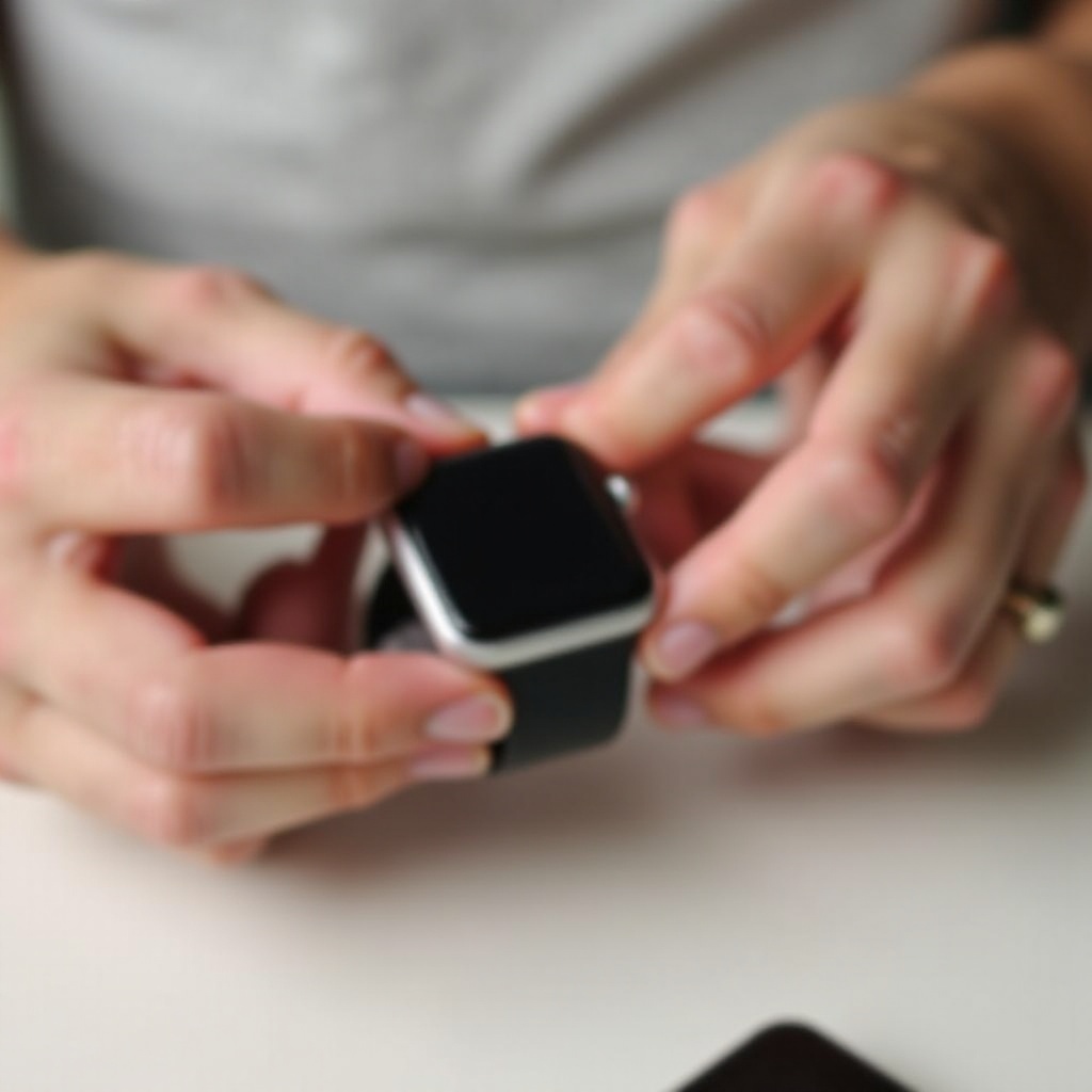 cómo se quita la correa de un Apple Watch