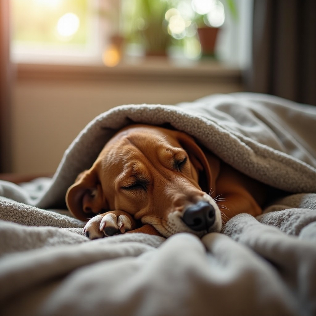 couverture pondérée pour chien contre l'anxiété