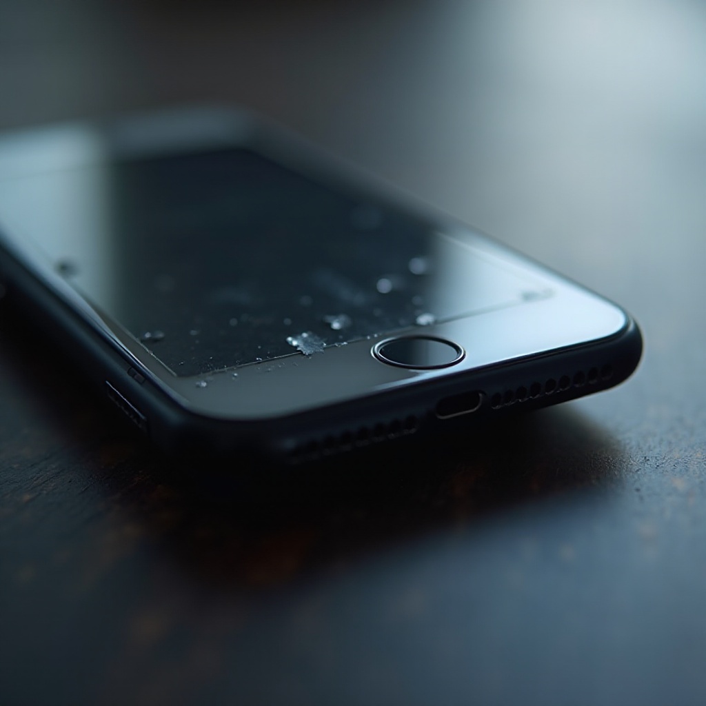 iPhonen näytön kiinnipalaminen