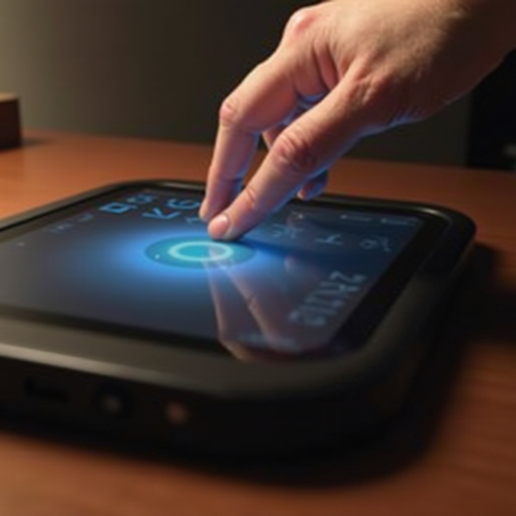 tela sensível ao toque do Steam Deck não está funcionando