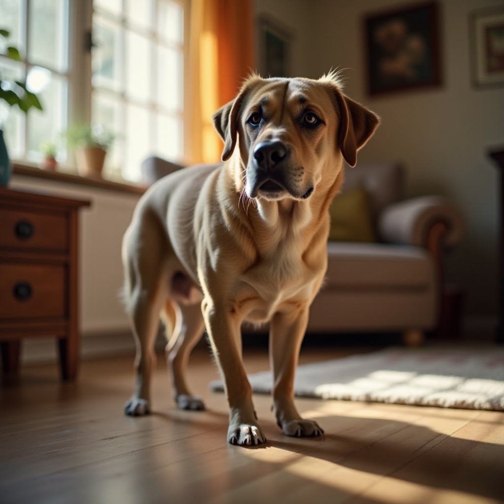 por qué mi perro viejo está orinando en la casa