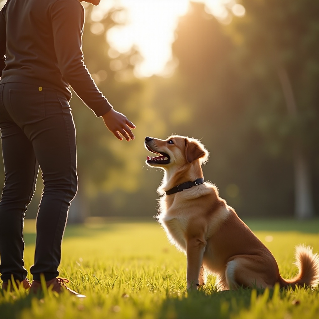 de hond leren om mee te lopen
