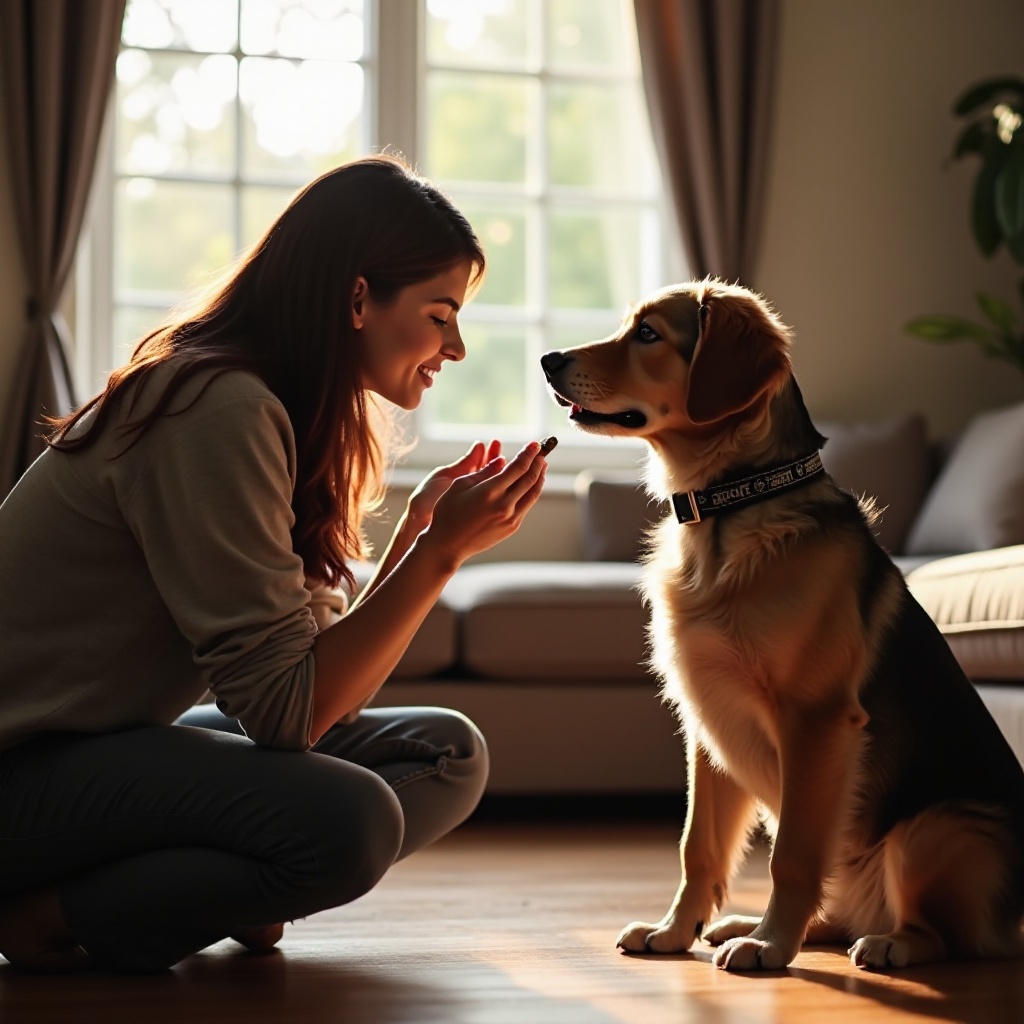 de hond zal niet stoppen met janken