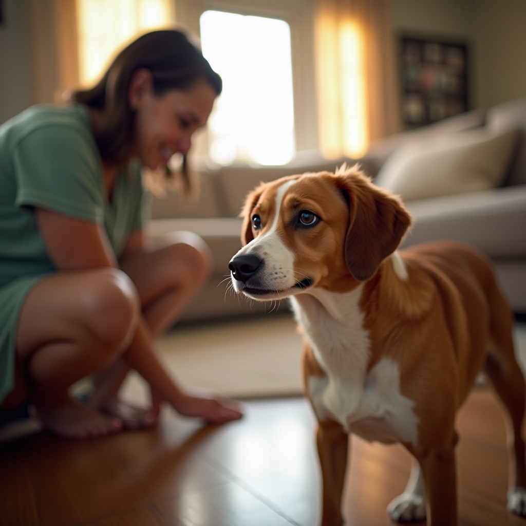 il cane non smetterà di piagnucolare