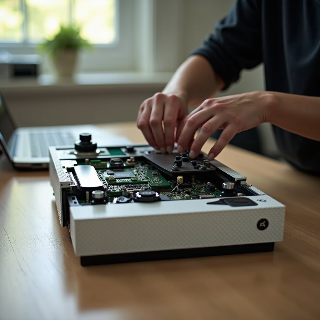 wie man die xbox 360 s konsole öffnet
