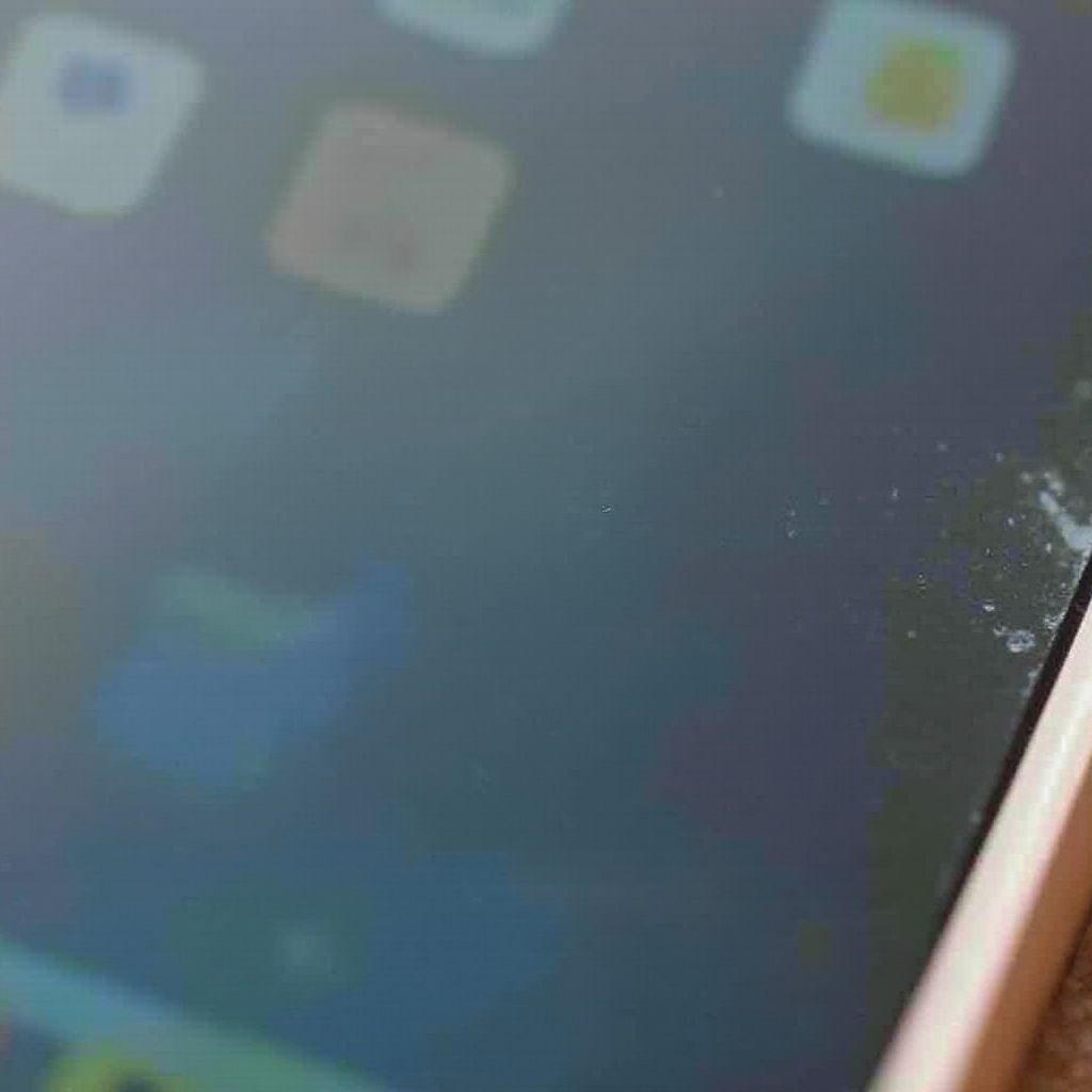 queimadura de tela do iPhone