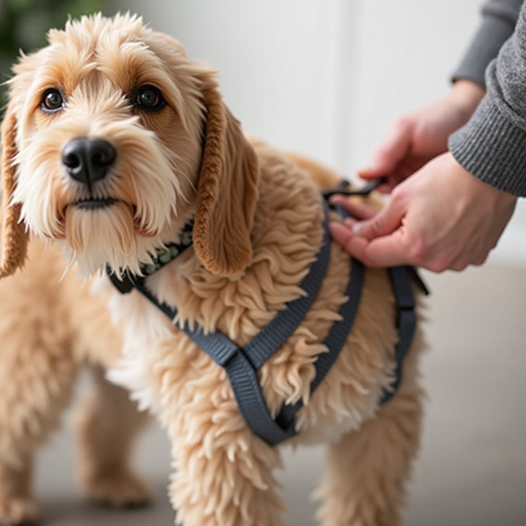 comment mettre un harnais pour chien