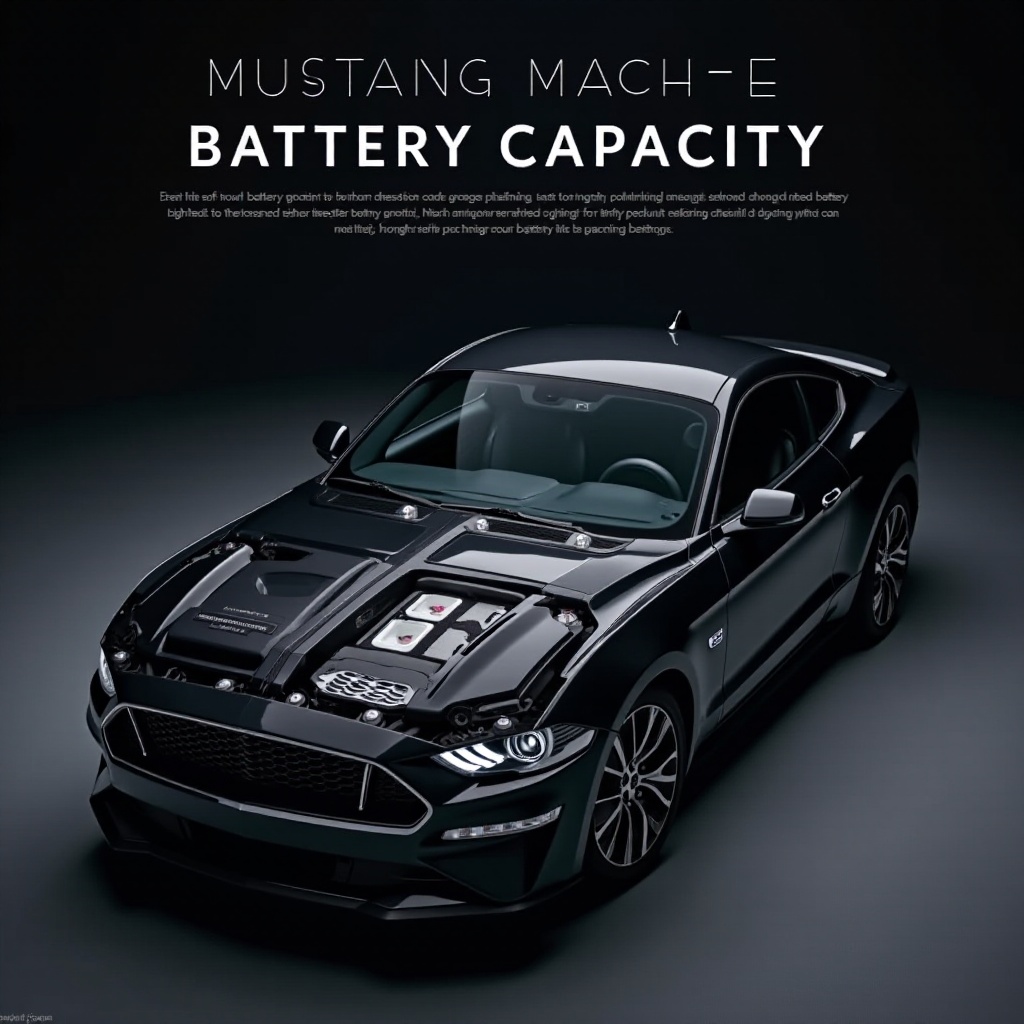 batterijcapaciteit van de mustang mach e