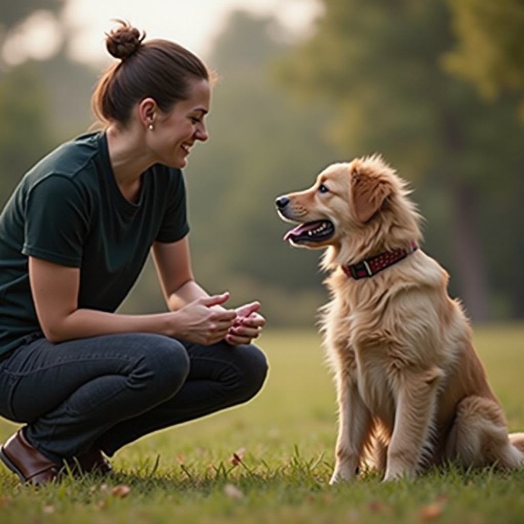 de hond leren om mee te lopen