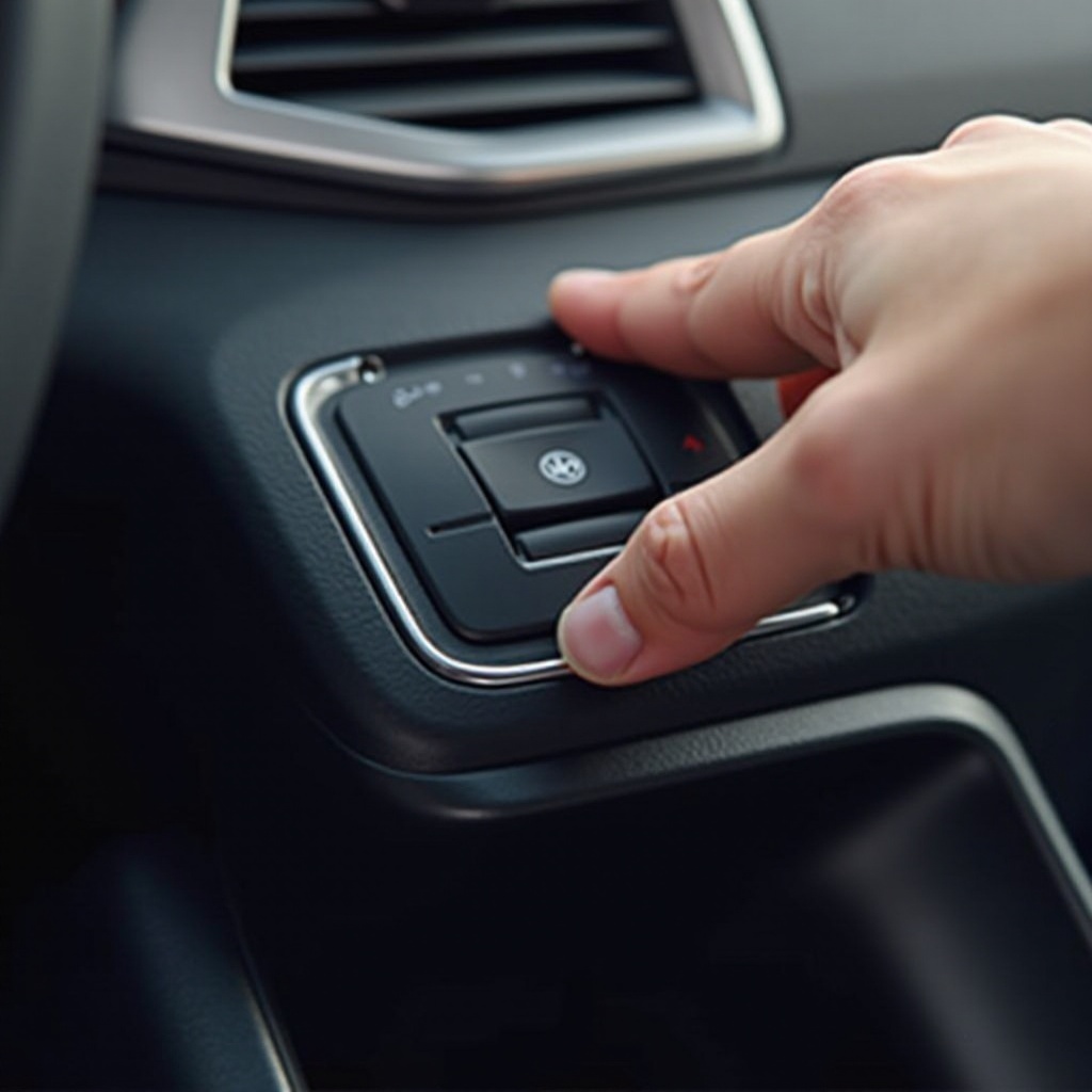 botão de reset da bateria de 12V do Ioniq 5