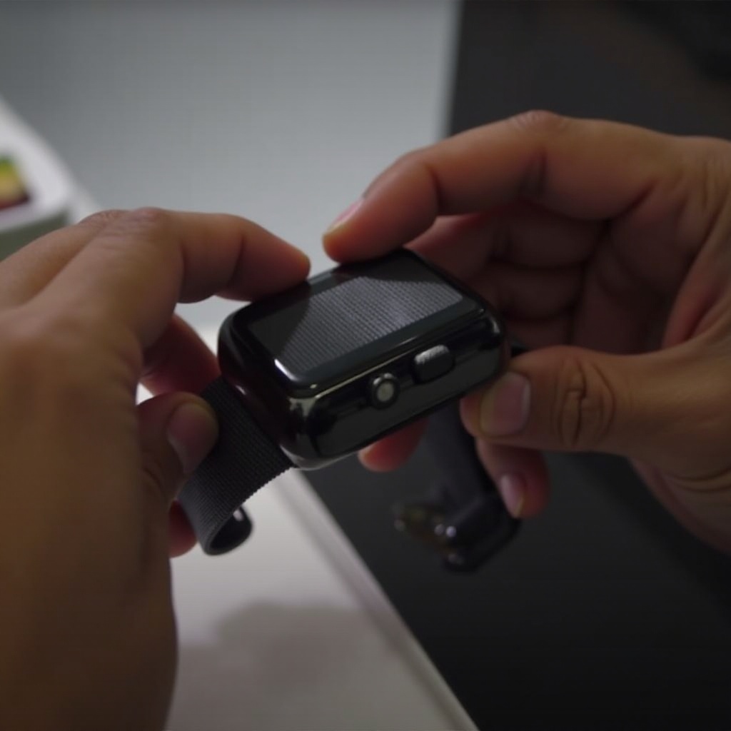 comment retirer le bracelet d'une Apple Watch