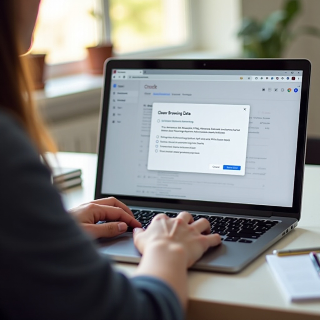 miten tyhjennät selaustiedot Chromebookilla