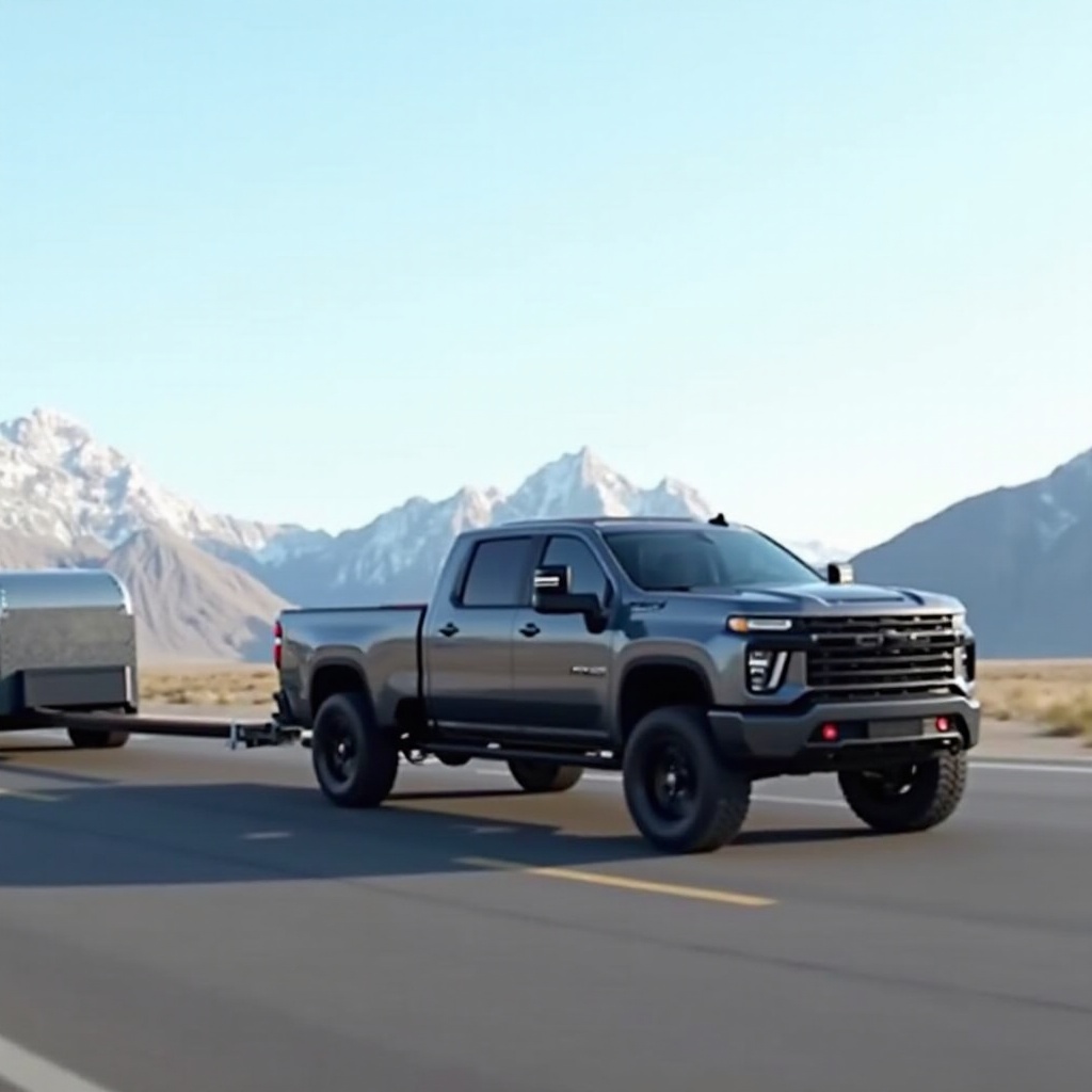 chevy silverado ev towing range