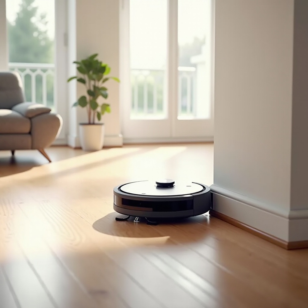 robotstofzuiger die plinten reinigt