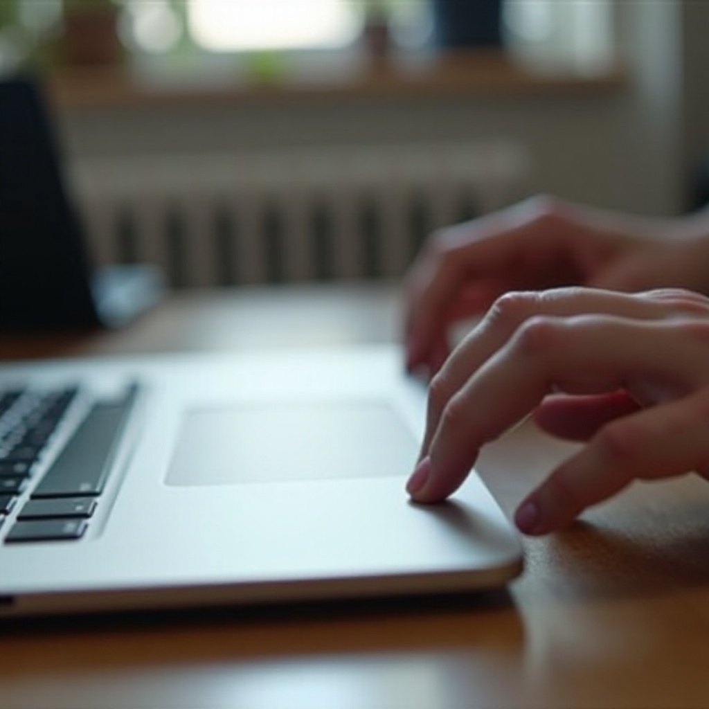 macbook trackpad stuck