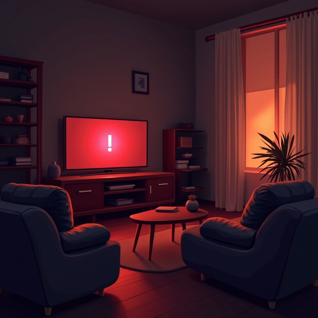Philips tv rood knipperend licht