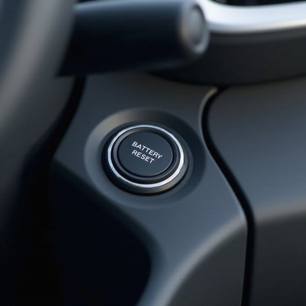 pulsante di reset della batteria da 12V dell'Ioniq 5