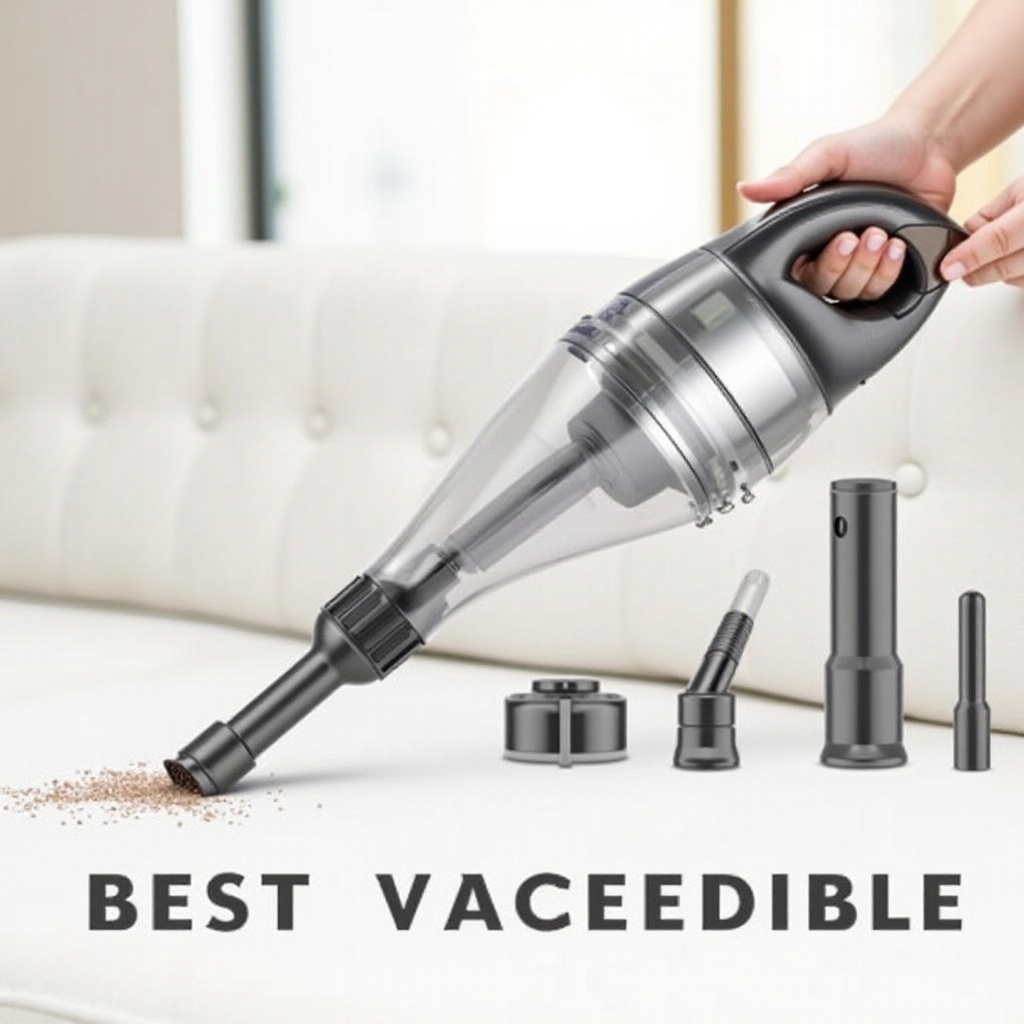 aspirateur à main avec accessoires