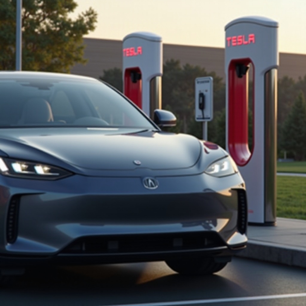 ¿Acura tiene acceso al cargador de Tesla?