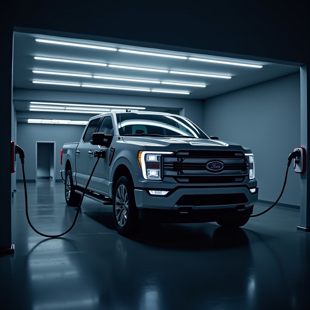 quanto tempo para carregar o F150 Lightning