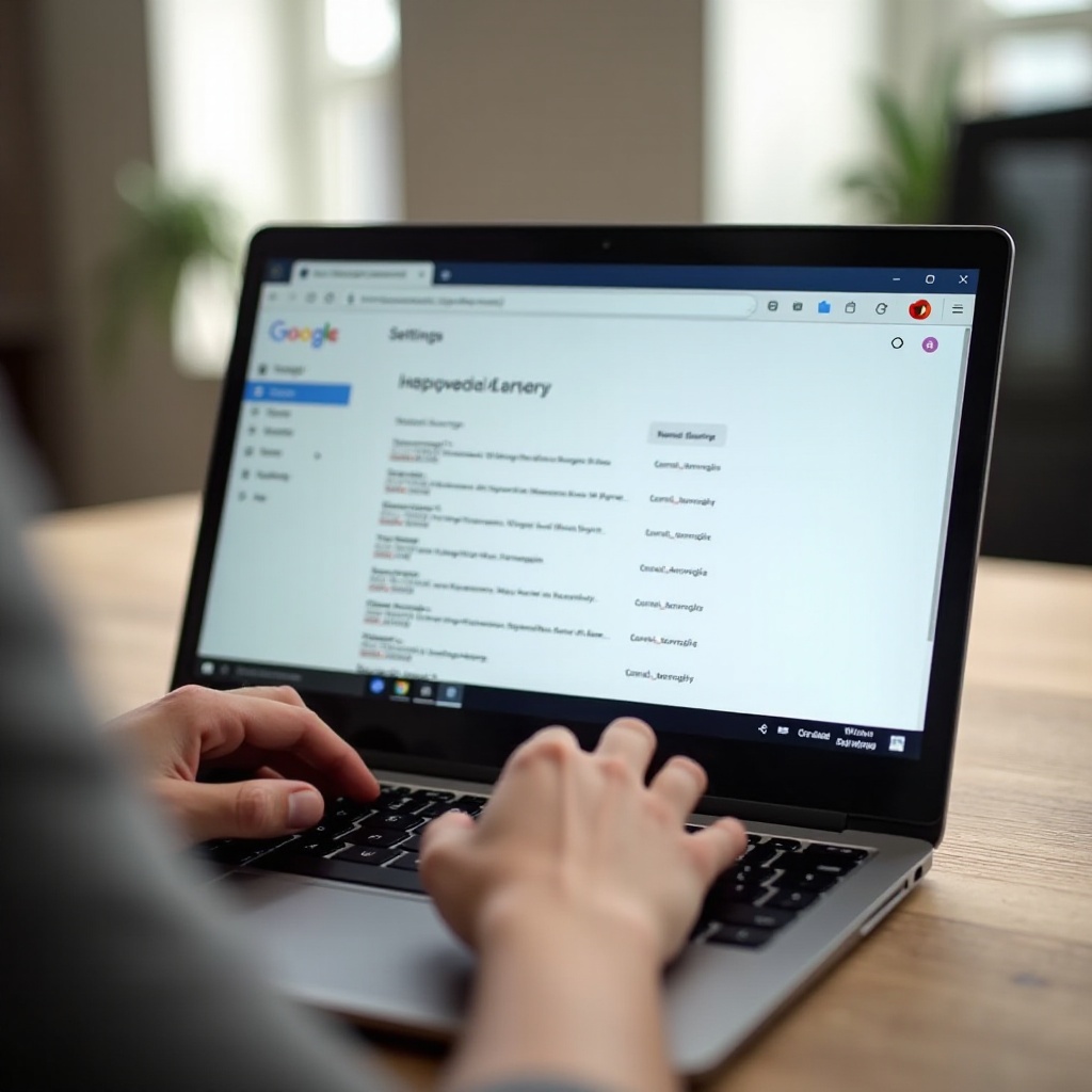 cómo borrar los datos de navegación en un Chromebook