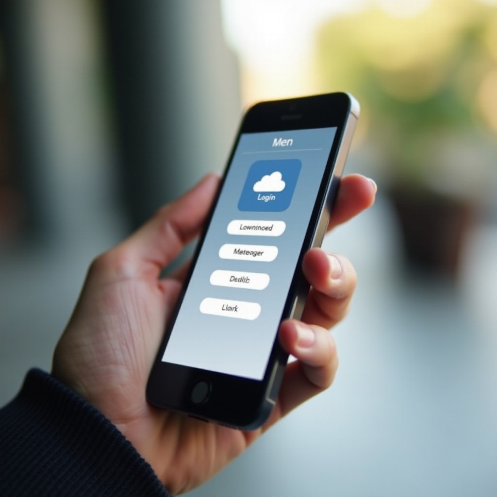 posso accedere a un altro iCloud sul mio iPhone